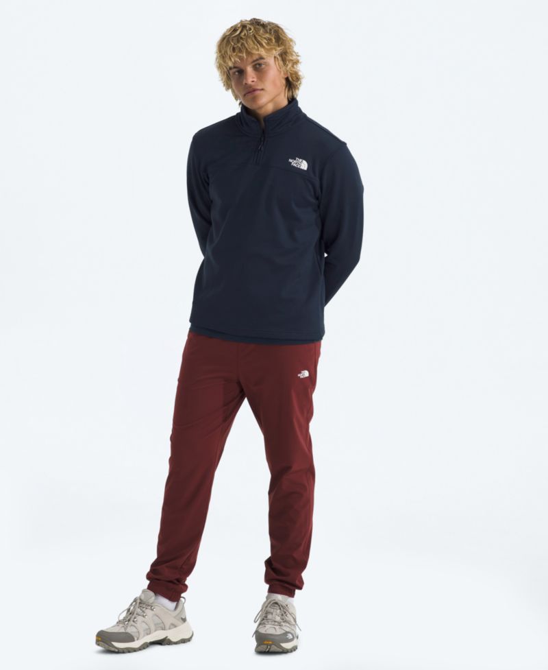 Men's Cedar Trail Grid Quarter-Zip Jacket