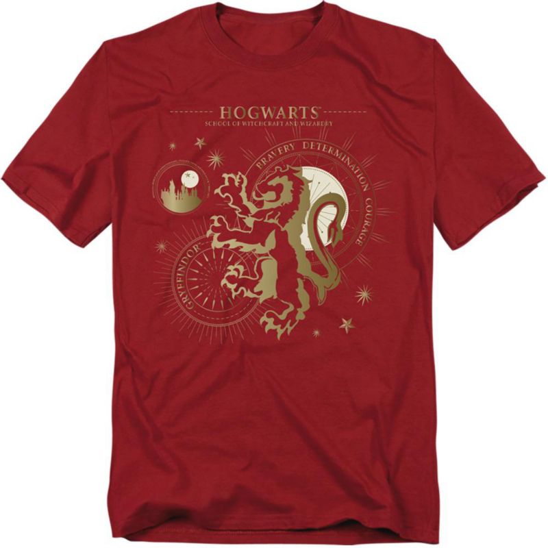 Men's Bravery, Deterimation, Courange, Gryffindor T Shirt