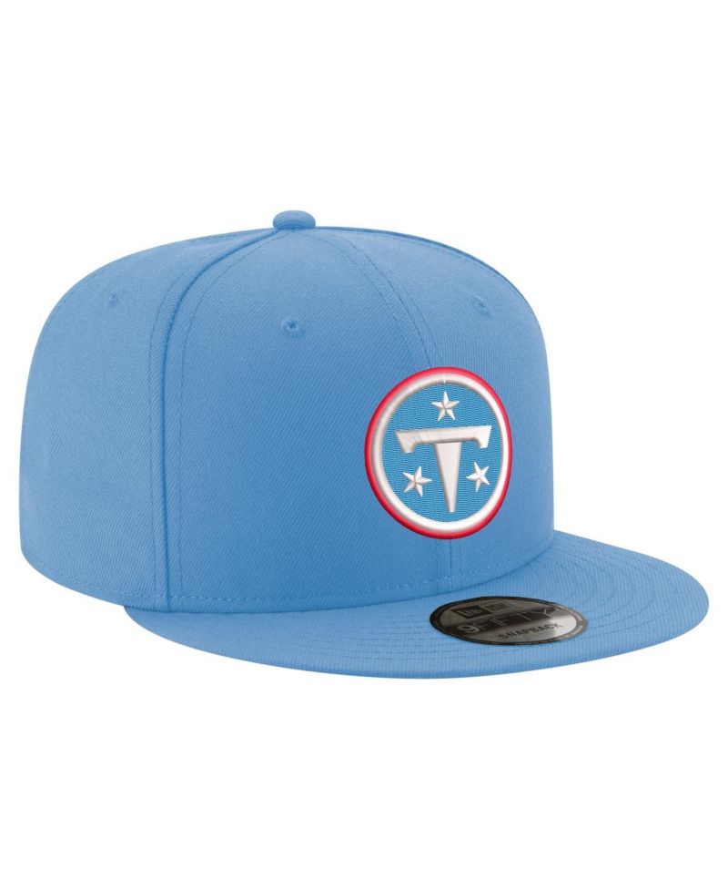 Men's Light Blue Tennessee Titans Primary Logo 9FIFTY Snapback Hat