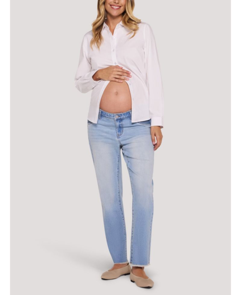 Women's Under the Belly Slim Straight Leg Jeans - Motherhood