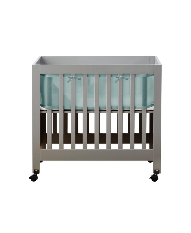Breathable Mesh Liner for Mini Cribs, Deluxe 4mm Mesh