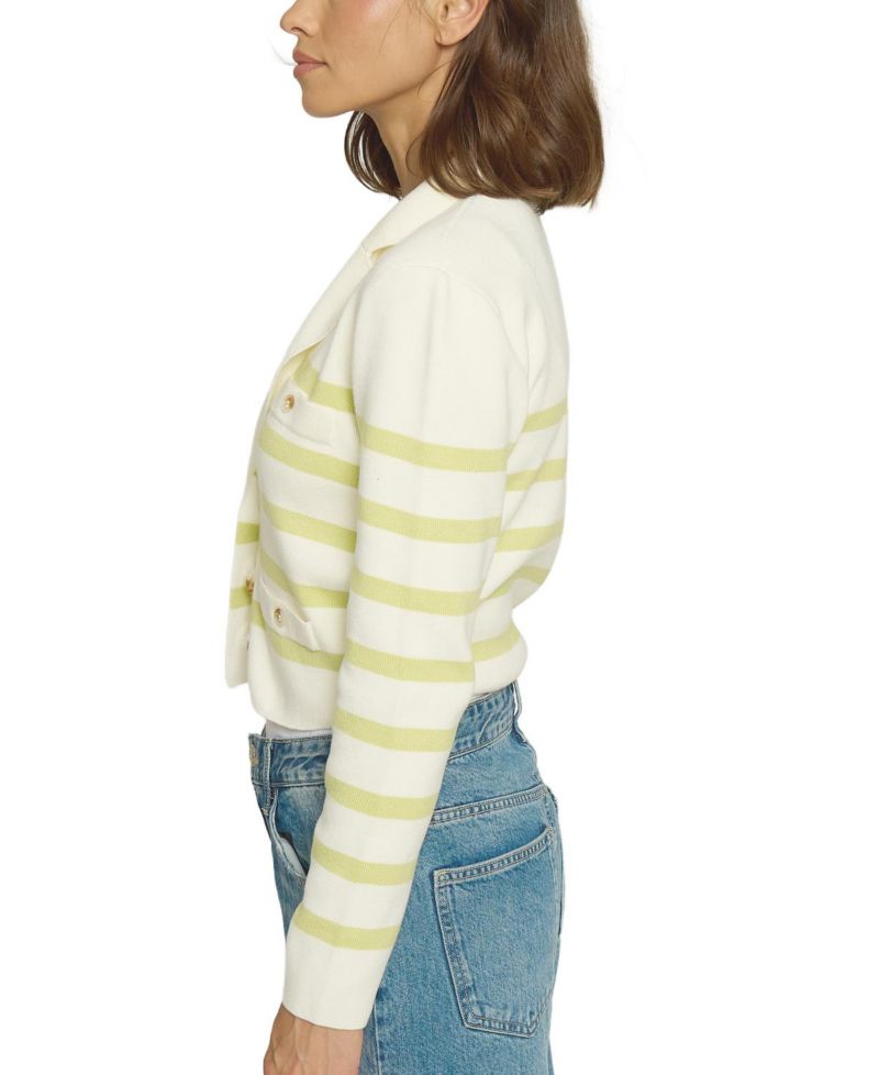 Women's Stripe Knit Blazer