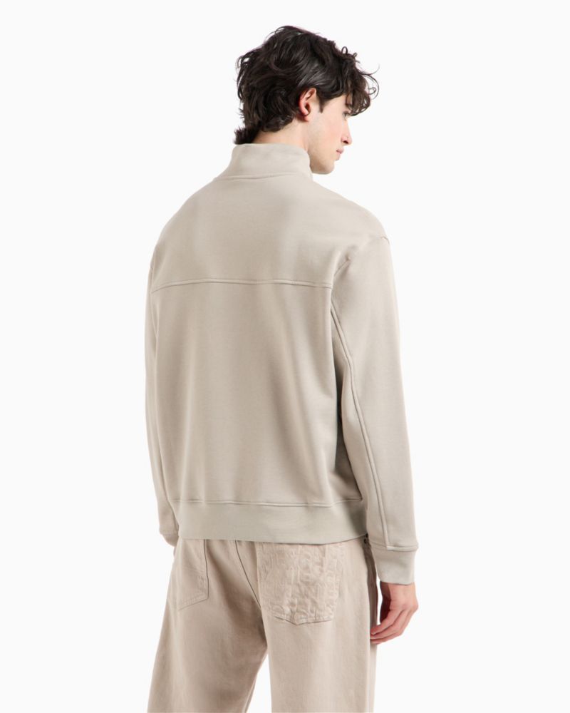 Men's Quarter-Zip Long-Sleeve Sweatshirt