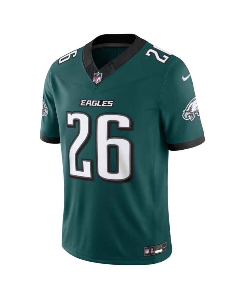 Men's Saquon Barkley Midnight Green Philadelphia Eagles Vapor F.U.S.E. Stitched Limited Jersey