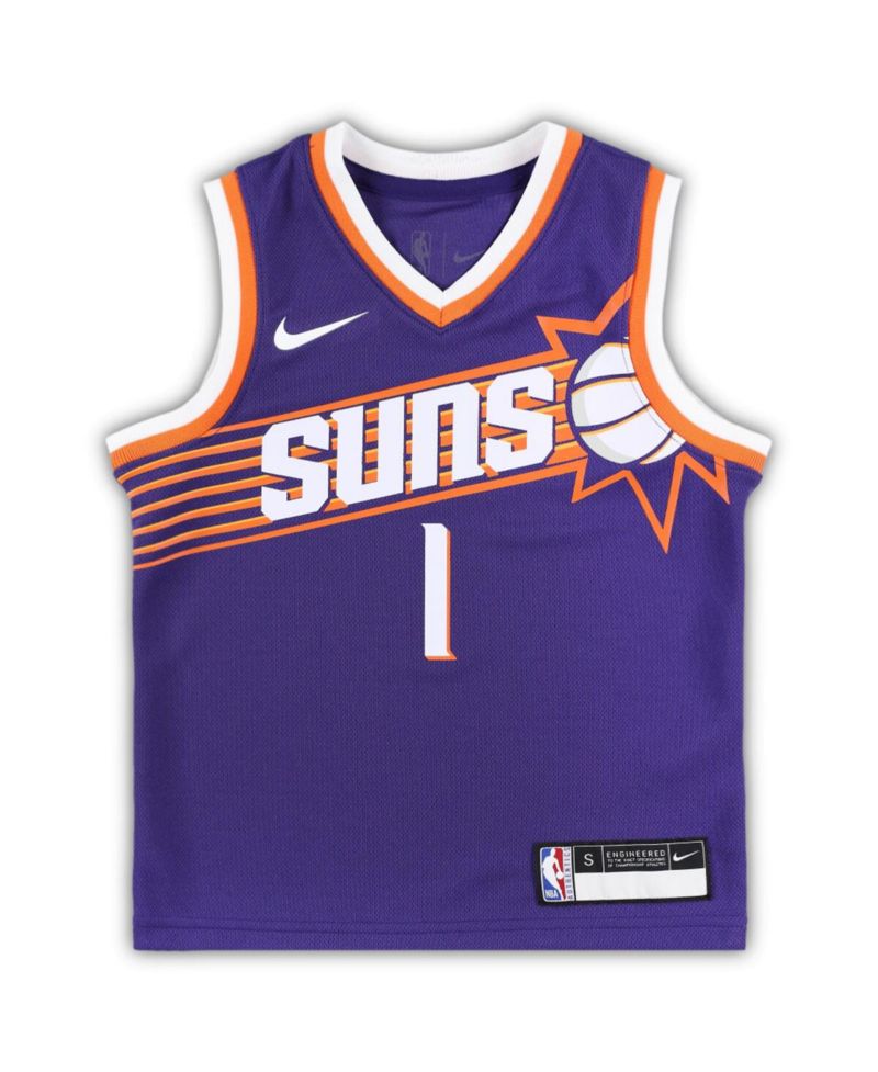 Little Boys and Girls Devin Booker Purple Phoenix Suns Swingman Player Jersey - Icon Edition