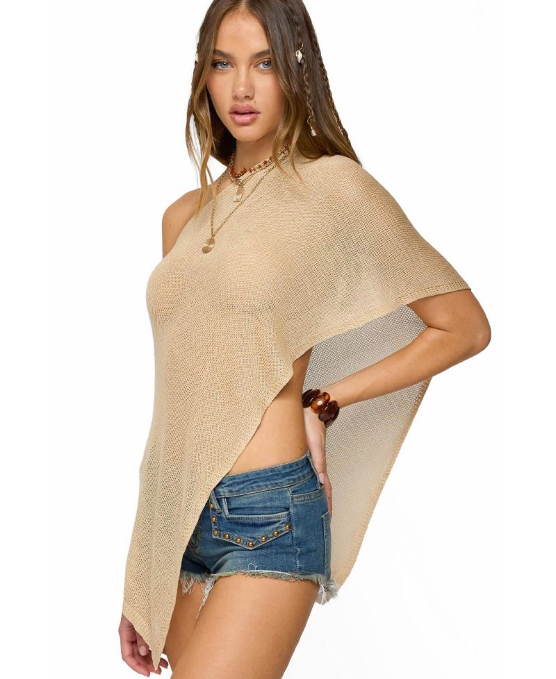 Women's Azalia Asymmetric Knit Top