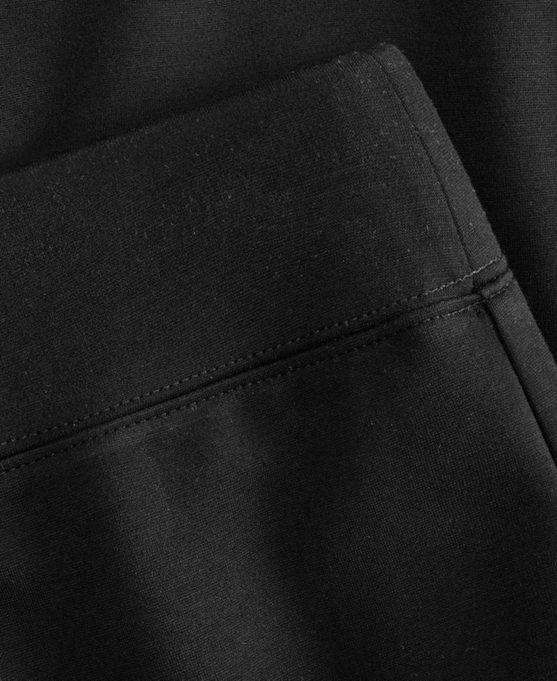 Petite High-Rise Slim Straight-Leg Pants