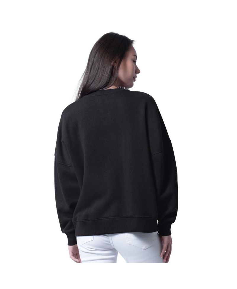 Women's Black Cincinnati Bengals Oversized Feud Sweatshirt