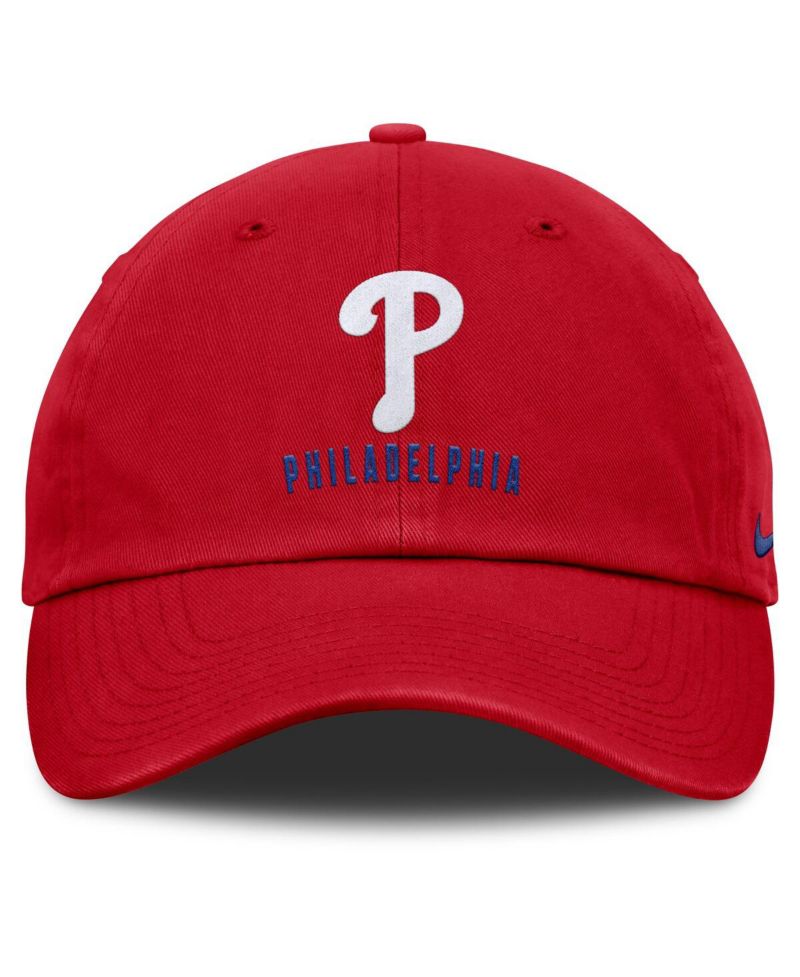 Women's Red Philadelphia Phillies Club Adjustable Hat