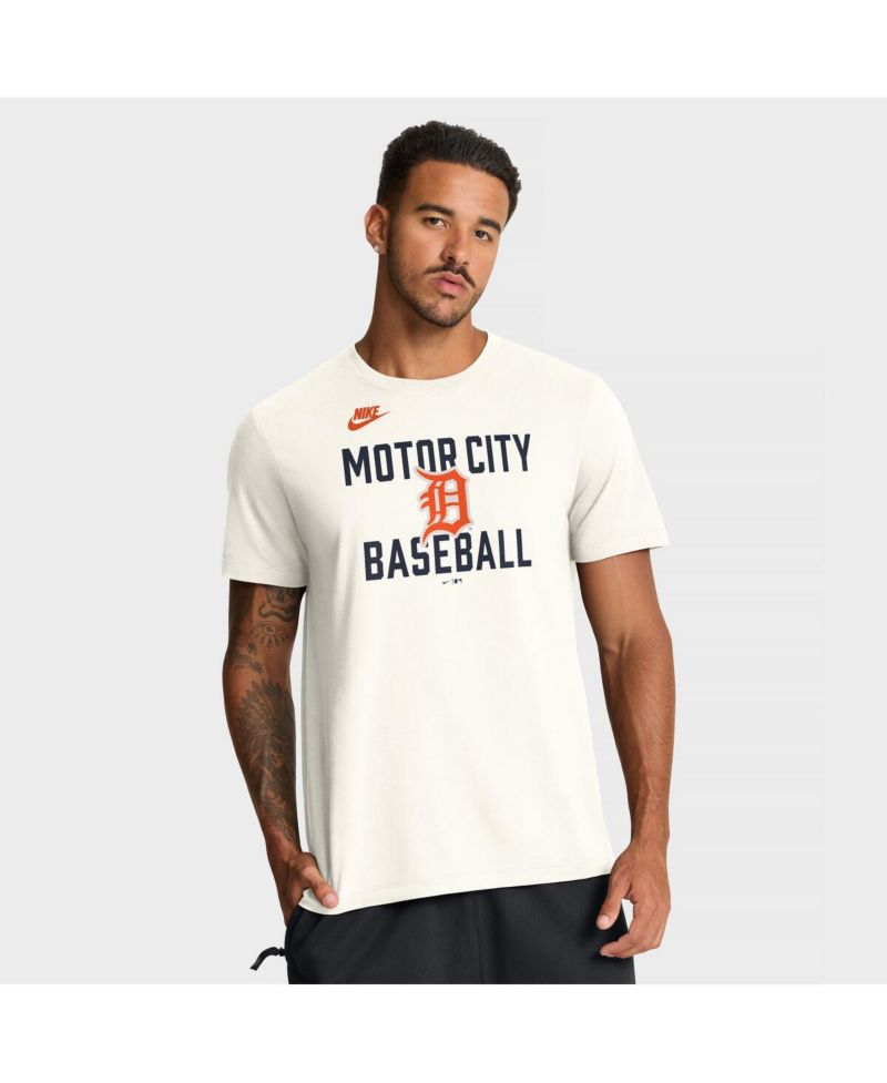Men's Cream Detroit Tigers Cooperstown Collection ‘70s Inspired T-Shirt