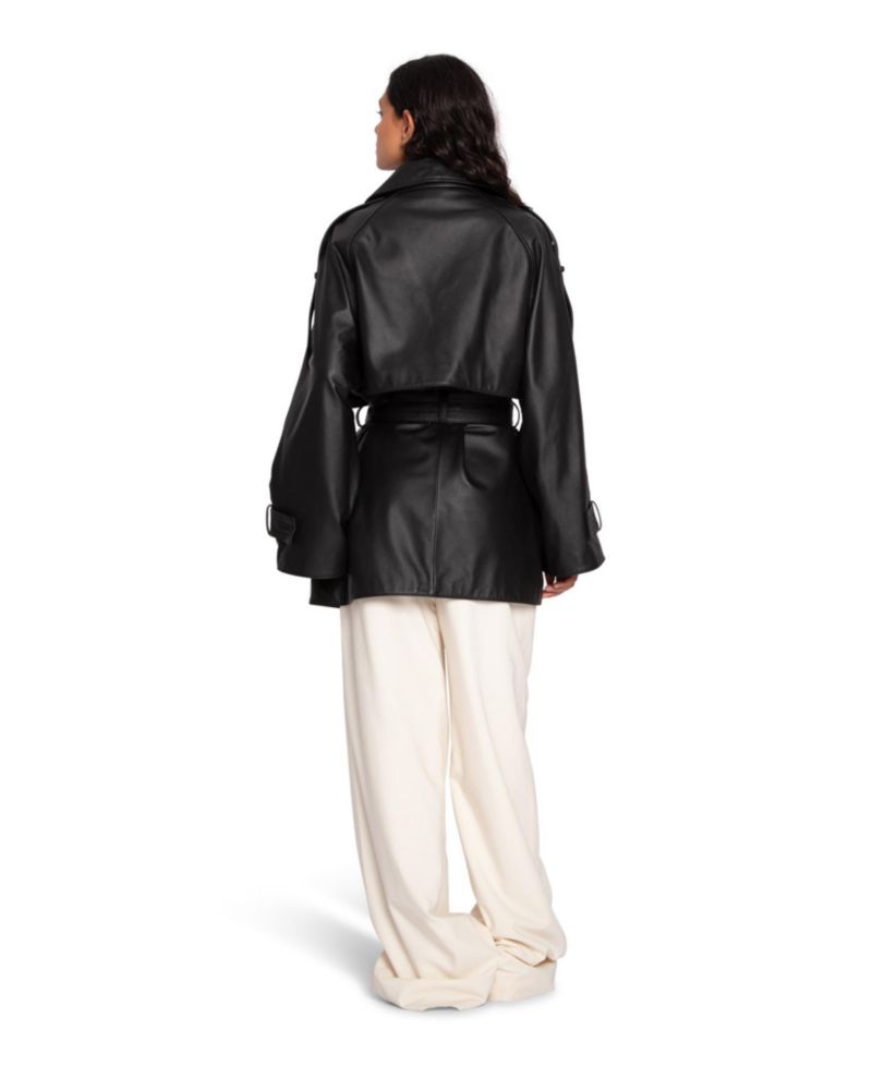 Women's Forevermore Leather Trench Coat