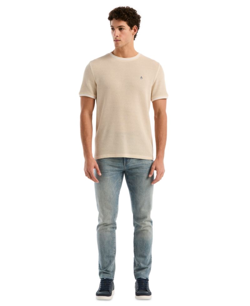 Men's Jacquard Honeycomb T-Shirt