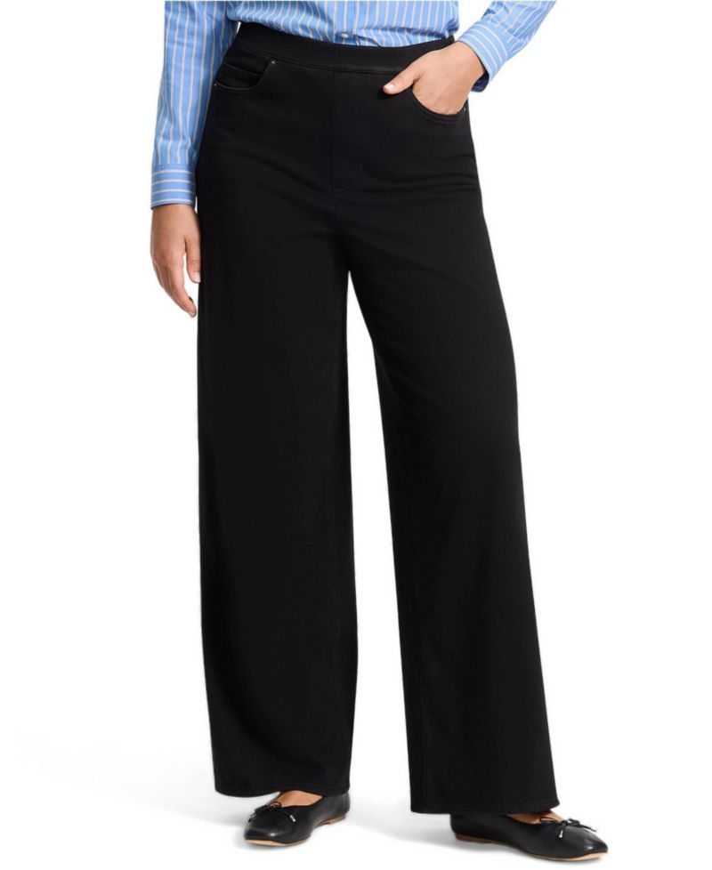 Women's Starfish High-Rise Wide-Leg Cotton-Blend Jeans
