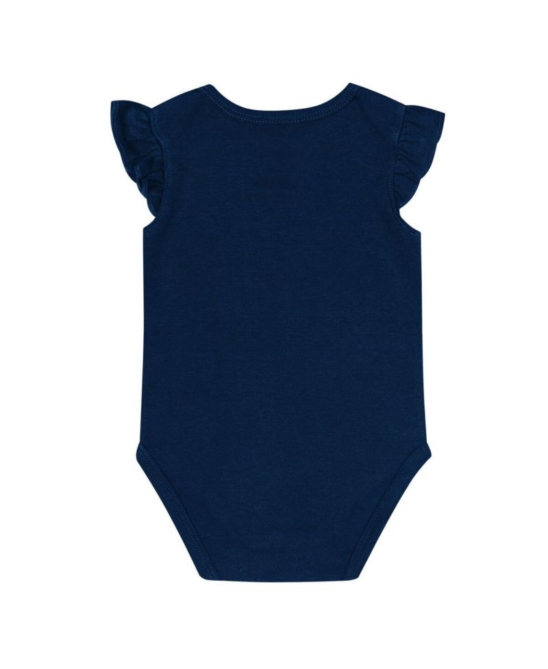 Girl's Baby Boys and Girls 2-Piece Navy/White Penn State Nittany Lions Little Sunshine Bodysuit Set