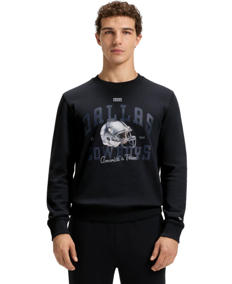 BOSS x DALLAS COWBOYS Helmet Graphic Sweatshirt