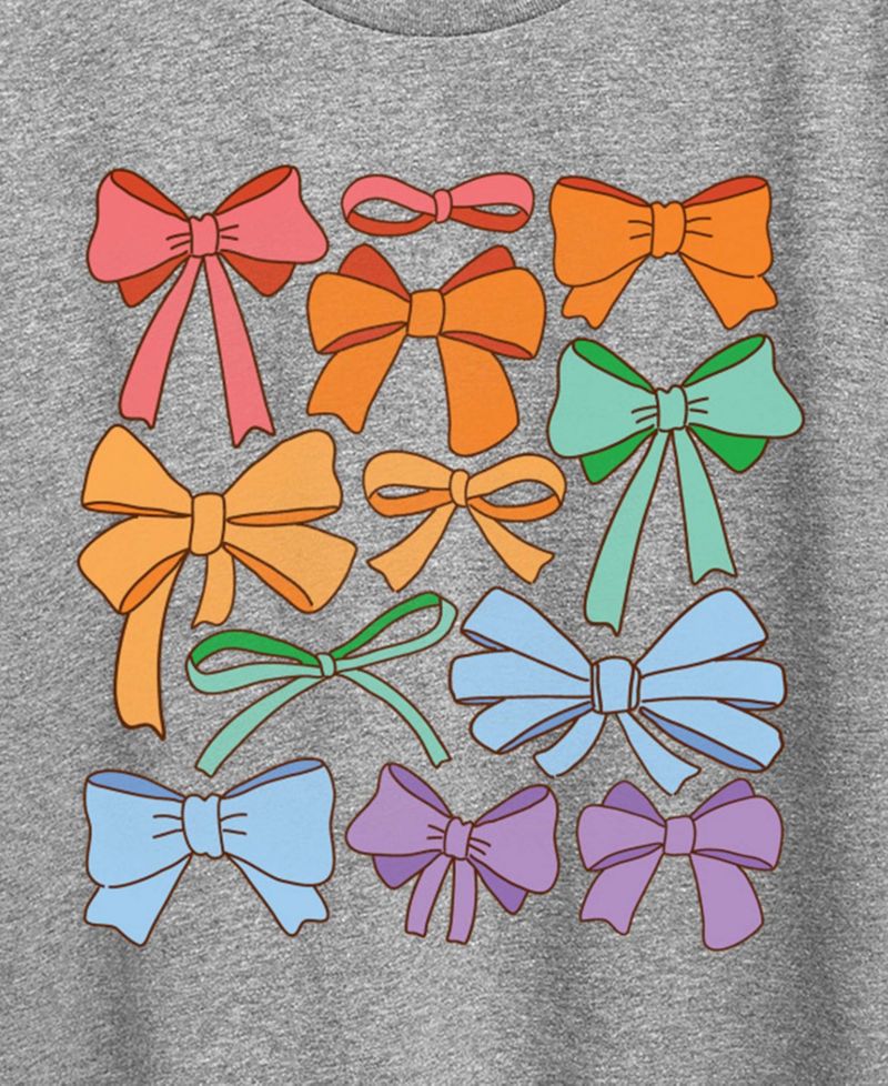 Plus Size Instant Message Pride Coquette Bows Short-Sleeve Graphic T-Shirt