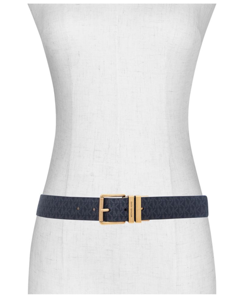 Micheal Kors Women's Flattened Edge Reversible Belt