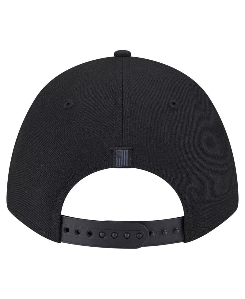Men's Black Dallas Mavericks Game Day Flag A-Frame 9FORTY Adjustable Hat