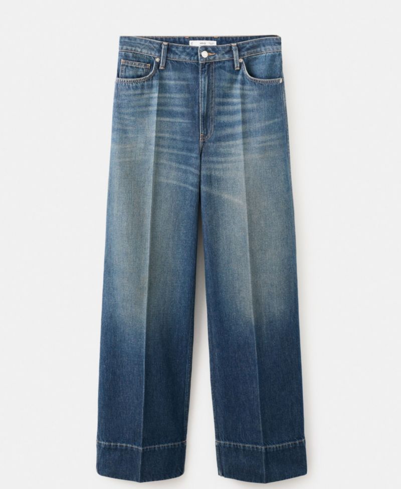 Women's Seam Detail Straight Jeans