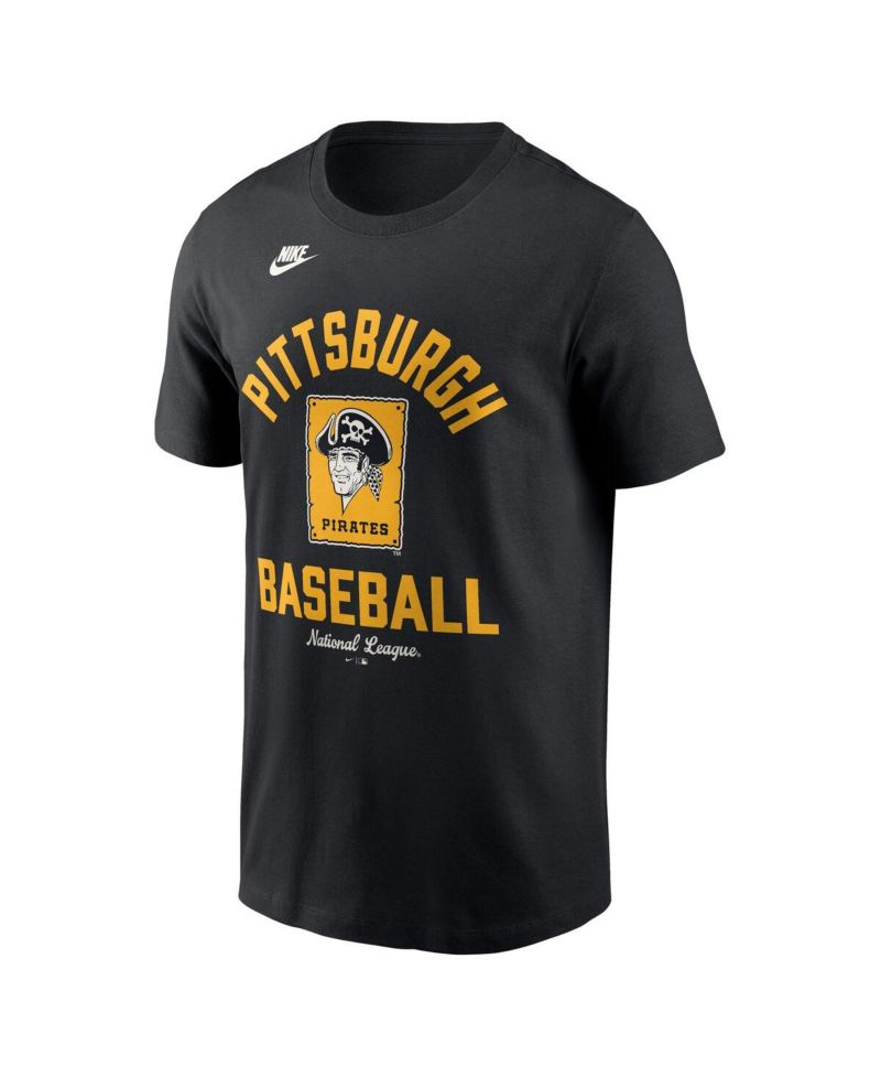 Men's Black Pittsburgh Pirates Cooperstown Collection T-Shirt