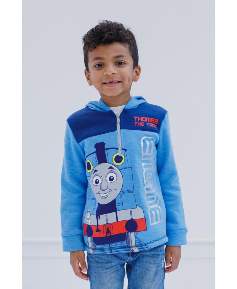Little Boys Thomas the Tank Engine & Friends Fleece Half Zip Hoodie Toddler|Child