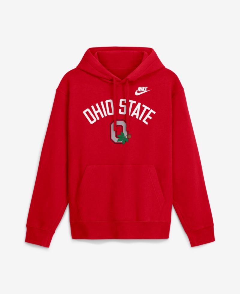 Men's Scarlet Ohio State Buckeyes Legacy Arch Club Hoodie
