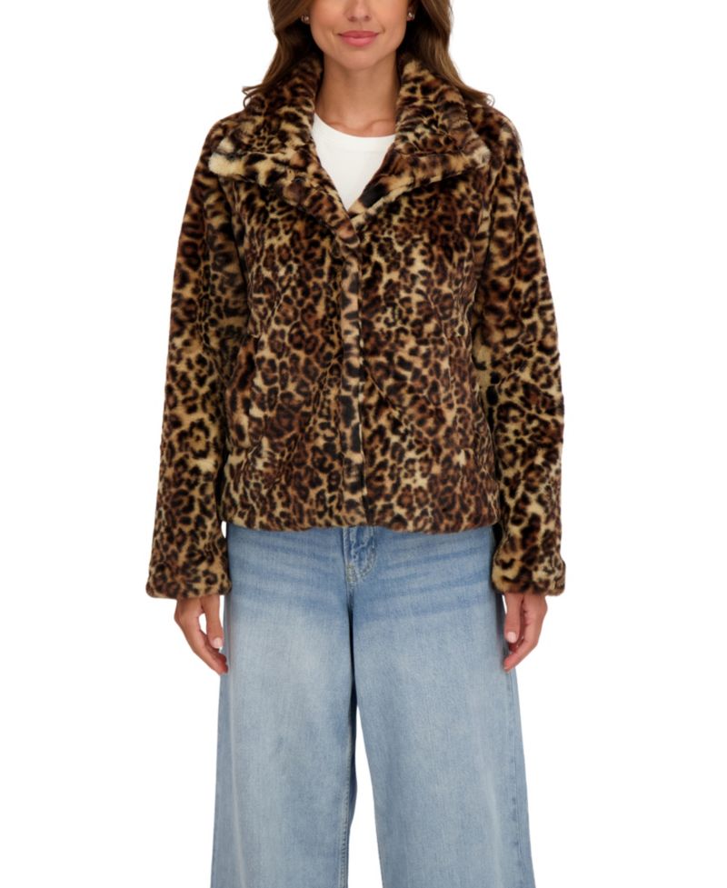 Women's Short Faux Fur Jacket