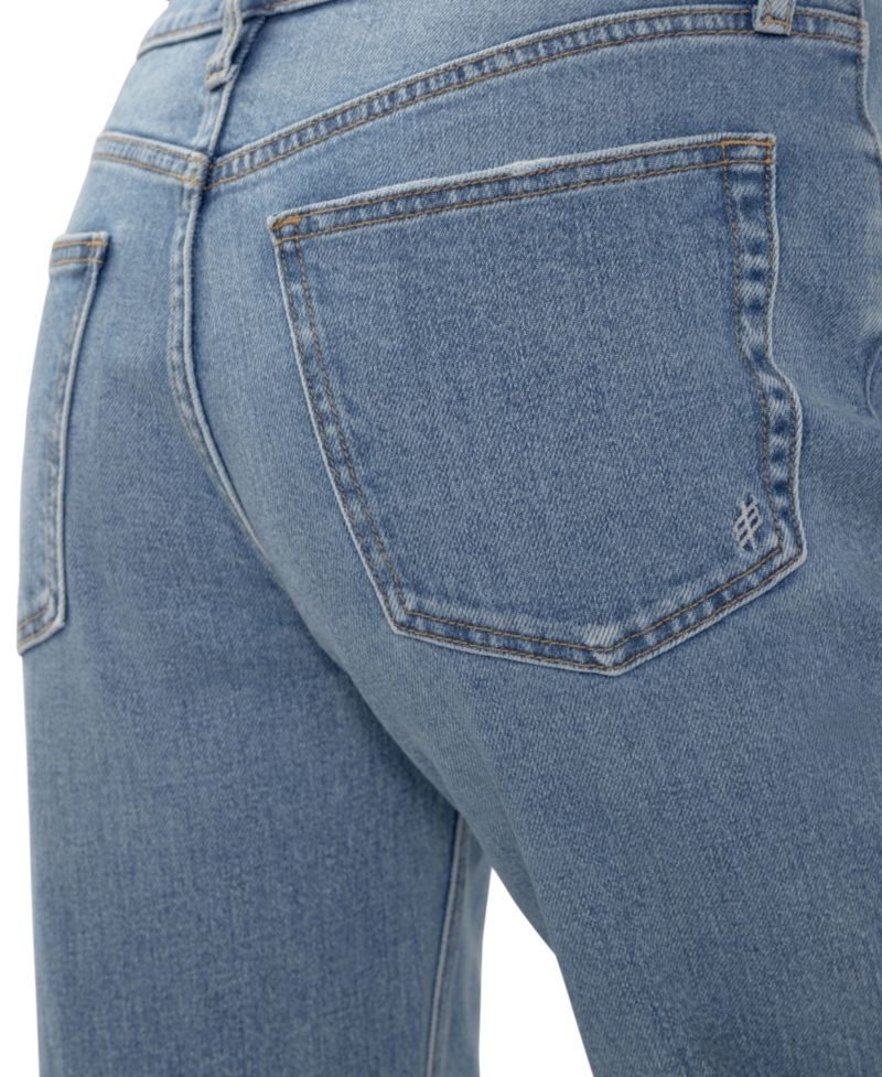 Women's Baggy Bootcut High-Rise Cotton-Blend Jeans