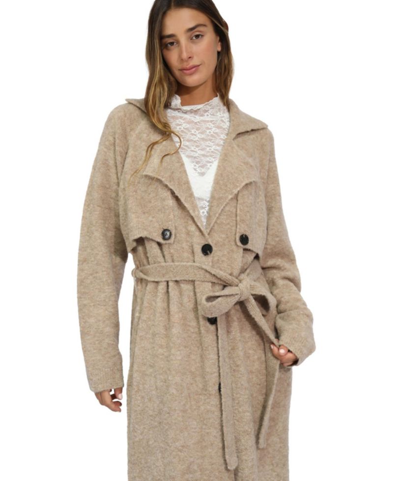 Women's Live in Dream Maxi Trench Cardigan