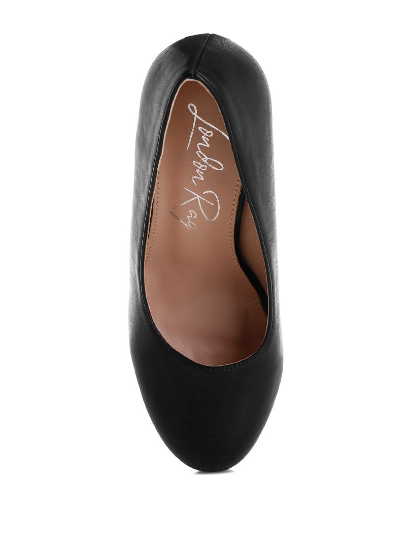 Women's Damsor Faux Leather Block Heel Pumps