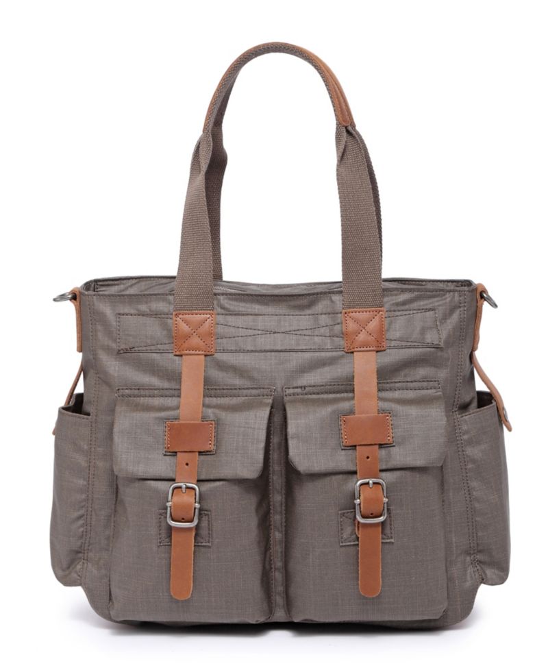 Urban Light Coated Canvas Tote Bag