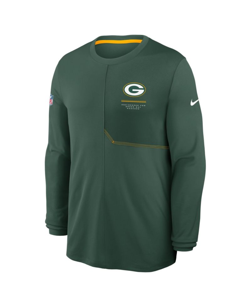 Men's Green Bay Packers Sideline Coaches UV Dri-FIT Long Sleeve T-Shirt