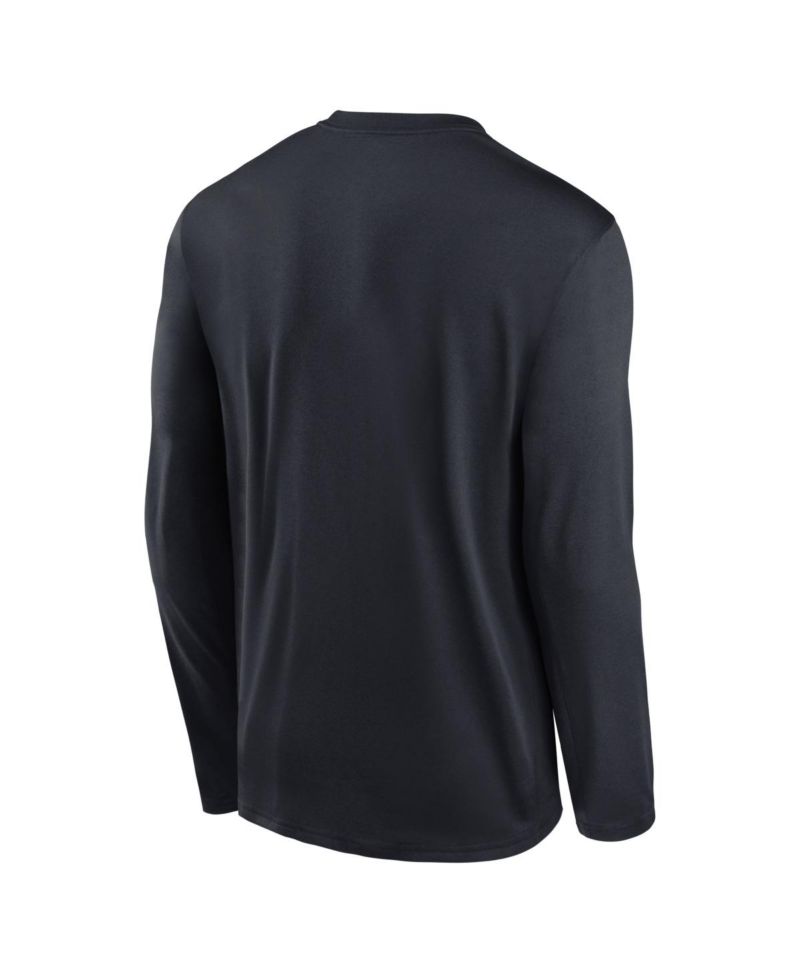 Men's Navy Detroit Tigers Authentic Collection Legend Dri-FIT Long Sleeve T-Shirt