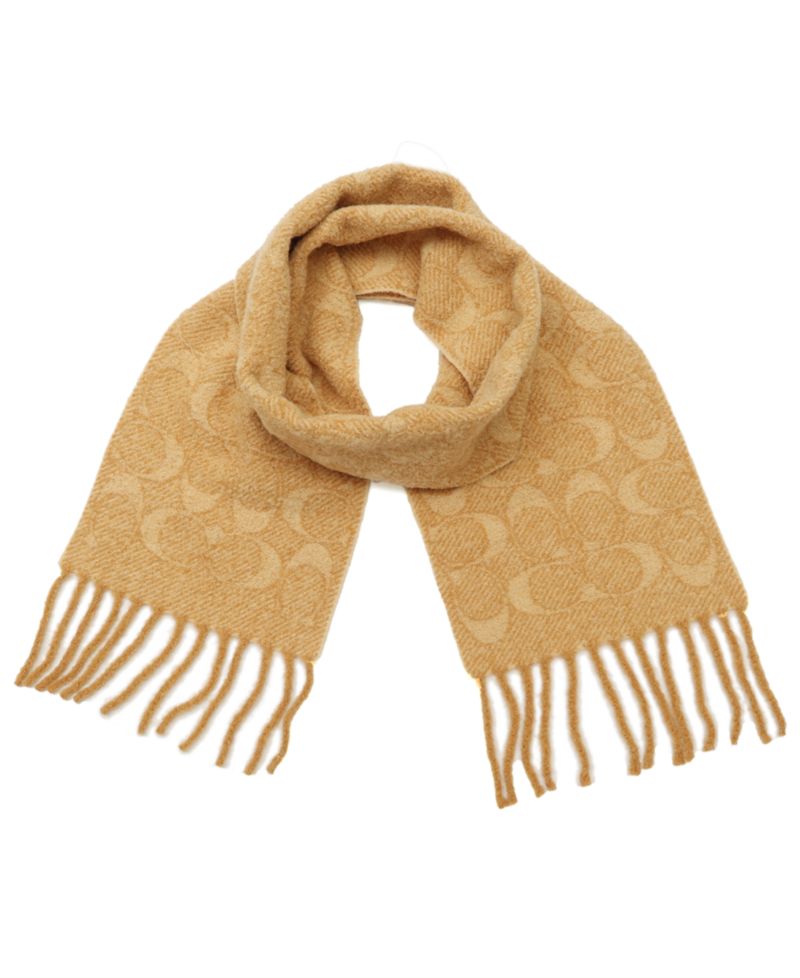 Signature-C Boucle Twill Muffler Scarf