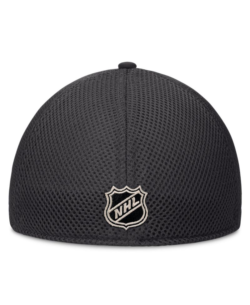 Men's Charcoal New Jersey Devils Road Meshback Stretch Hat