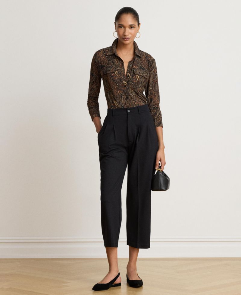 Women's Paisley Stretch Jersey Shirt