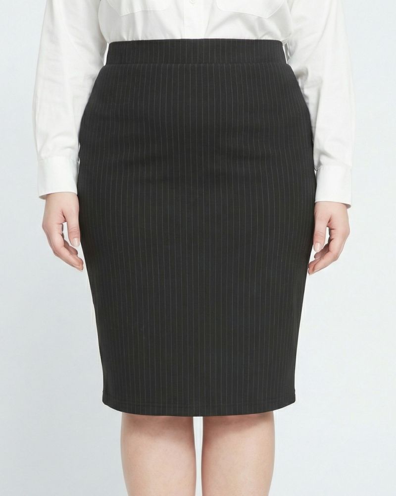 Plus Size Danube Ponte Skirt