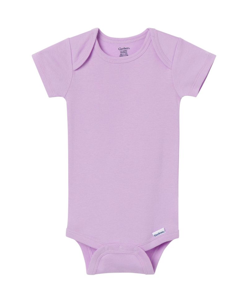 Baby (0-3 M to 24 M ) 5-Pack Short Sleeve Bodysuits, Pastels