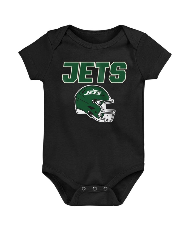 Baby Boys and Girls & Baby Boys and Girls New York Jets Littlest Player Three-Piece Bodysuit Set