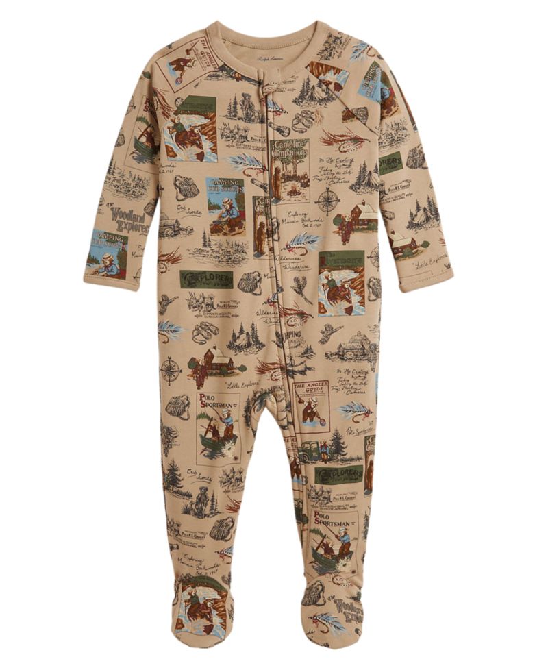 Baby Boys' Polo Bear Footed Coverall