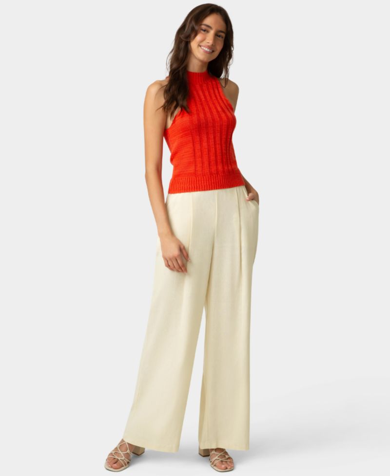 Women's Coastal Linen Palazzo Pant