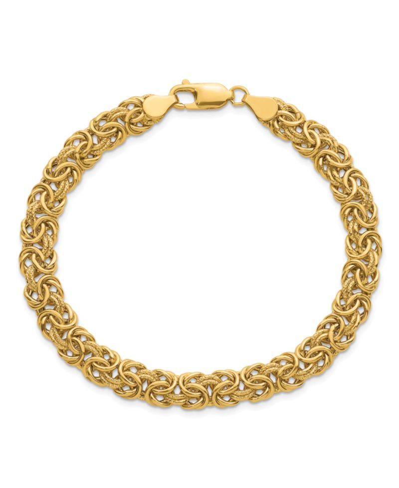 Byzantine Chain Bracelet in 18k Yellow Gold