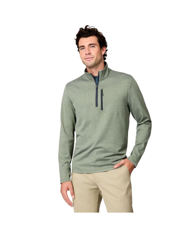 Men's Tech Double Face Quarter Zip Shirt