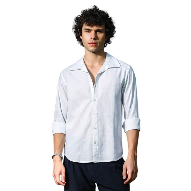 Men's Solid Relaxed Shirt