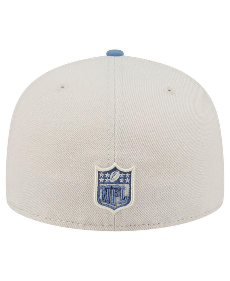 Men's Cream/Blue Denver Broncos Color Pack 59FIFTY Fitted Hat