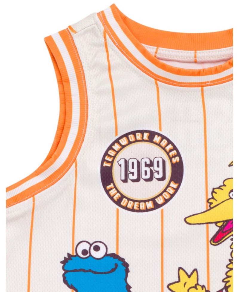 Baby Boys Mesh Jersey Athletic Tank Top and Basketball Shorts Outfit Set