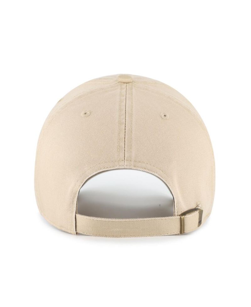 Men's Khaki NC State Wolfpack Clean Up Adjustable Hat