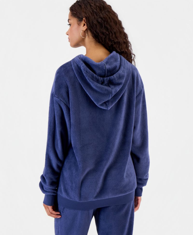 Juniors' Stitch Cozy Graphic Fleece Hoodie