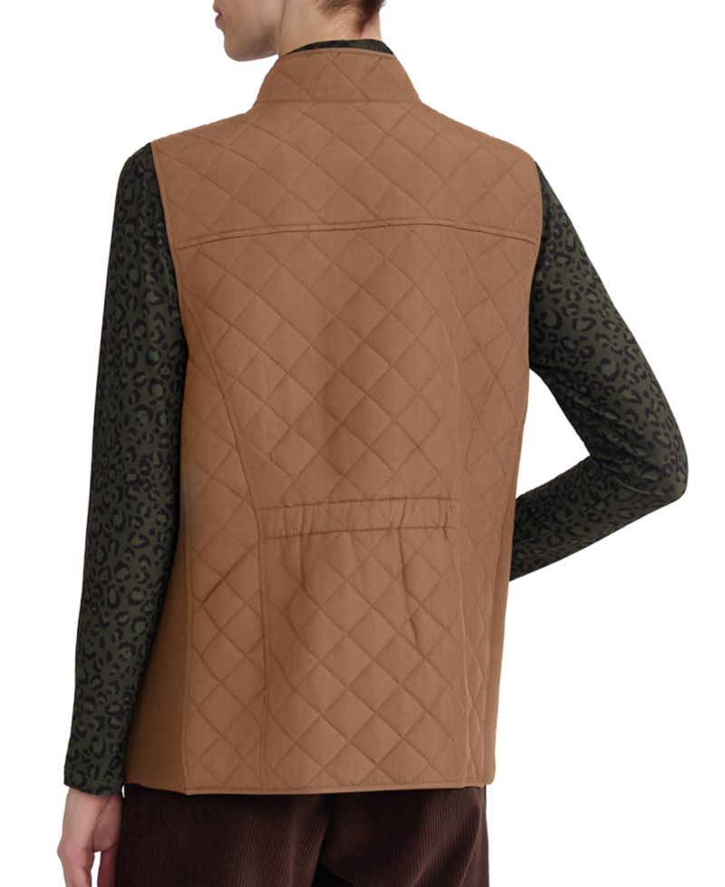 Women's Quilted Mock-Neck Vest