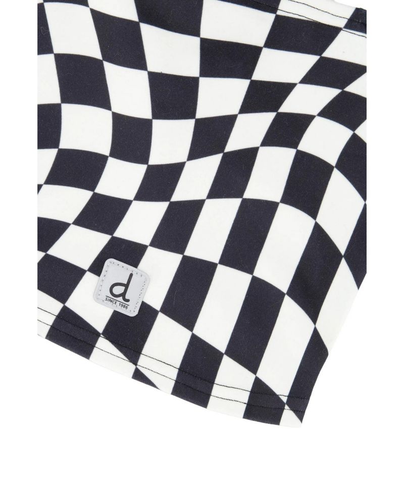 Little and Big Boy 5-14 Brushed Jersey Balaclava Checkered Print